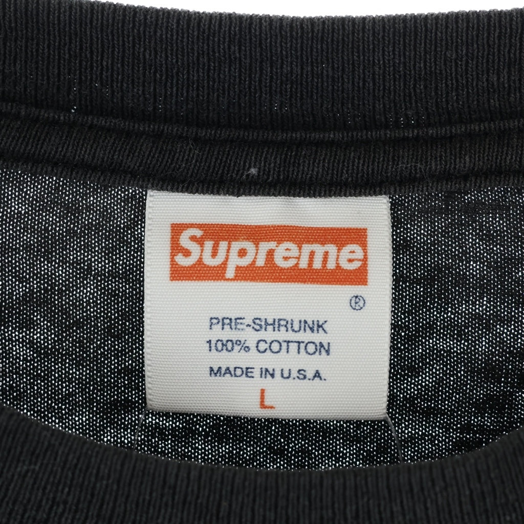 SUPREME(シュプリーム) 05SS Raekwon Elmo Tee レイクウォン エルモ フロントプリントTシャツ 半袖クルーネックカットソー ブラック