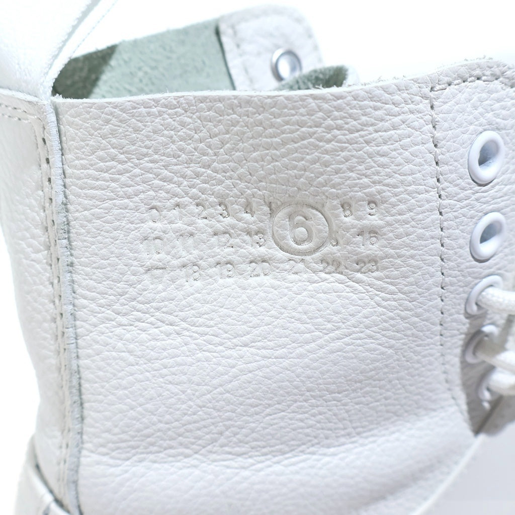 Dr.Martens(ドクターマーチン) ×MM6 Maison Margiela 1460 TWIST エムエムシックスメゾンマルジェラ 8ホール レザーブーツ ホワイト