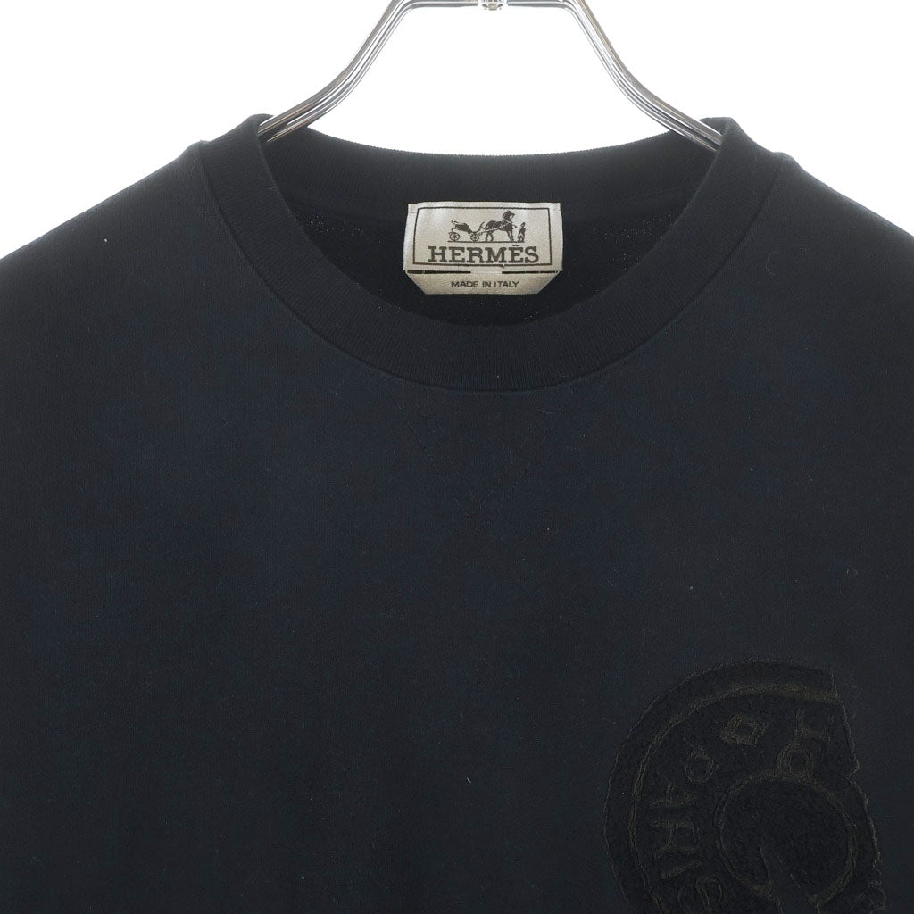 HERMES(エルメス) 26SS C.D.S.CREWNECK SWEATER CDSロゴワッペン