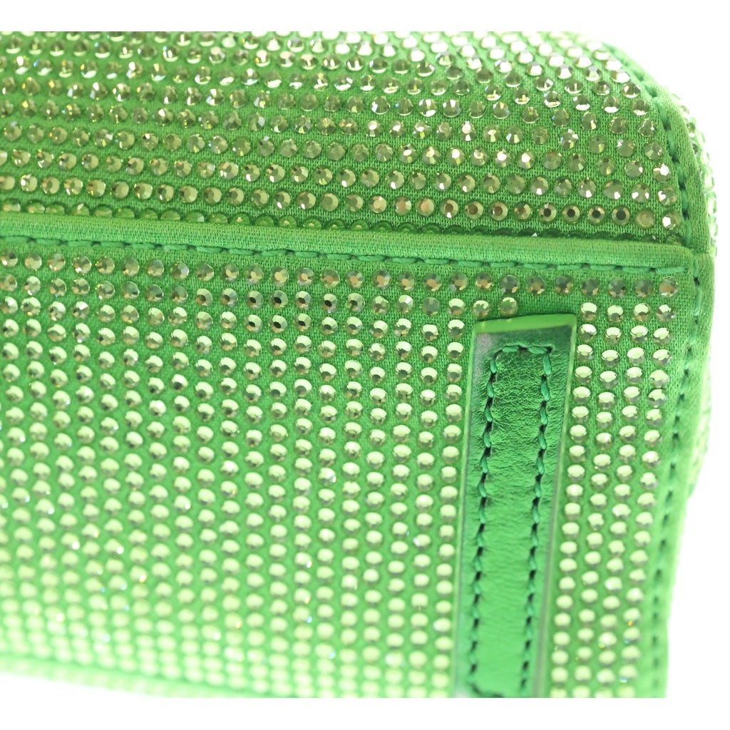 GIVENCHY(ジバンシィ) MINI ANTIGONA STRETCH BAG ミニ アンティゴナ ストレッチ ラインストーン装飾 2WAY ハンドバッグ ショルダーバッグ グリーン BB50RHB1X0 レディース