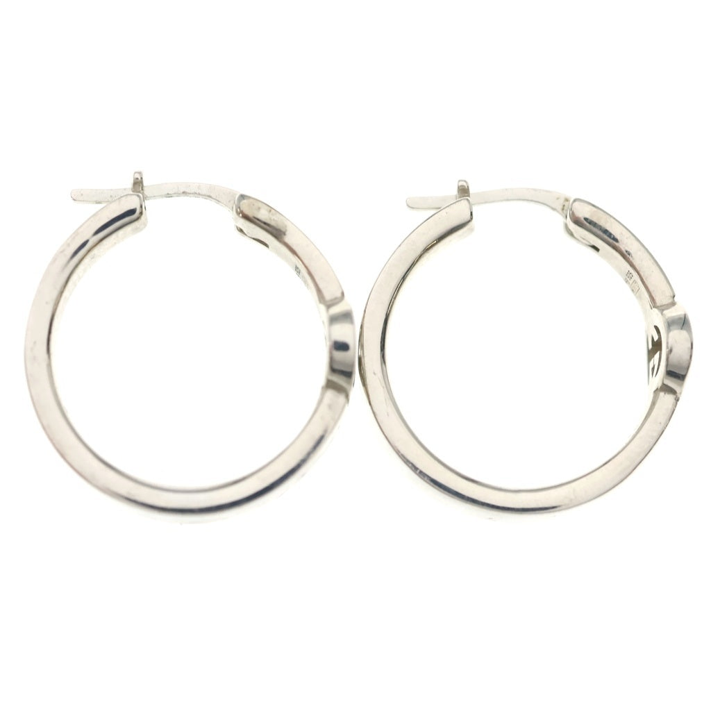 GUCCI(グッチ) GGインターロッキング フープピアス 両耳 シルバー 854204 J8400 0818