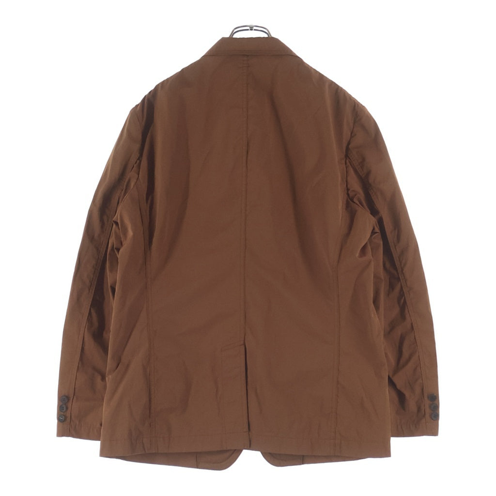 COMME des GARCONS HOMME(コムデギャルソンオム) 22SS AD2021 ポリエステルコットン ボタンアップ テーラードジャケット ブラウン HI‐J014