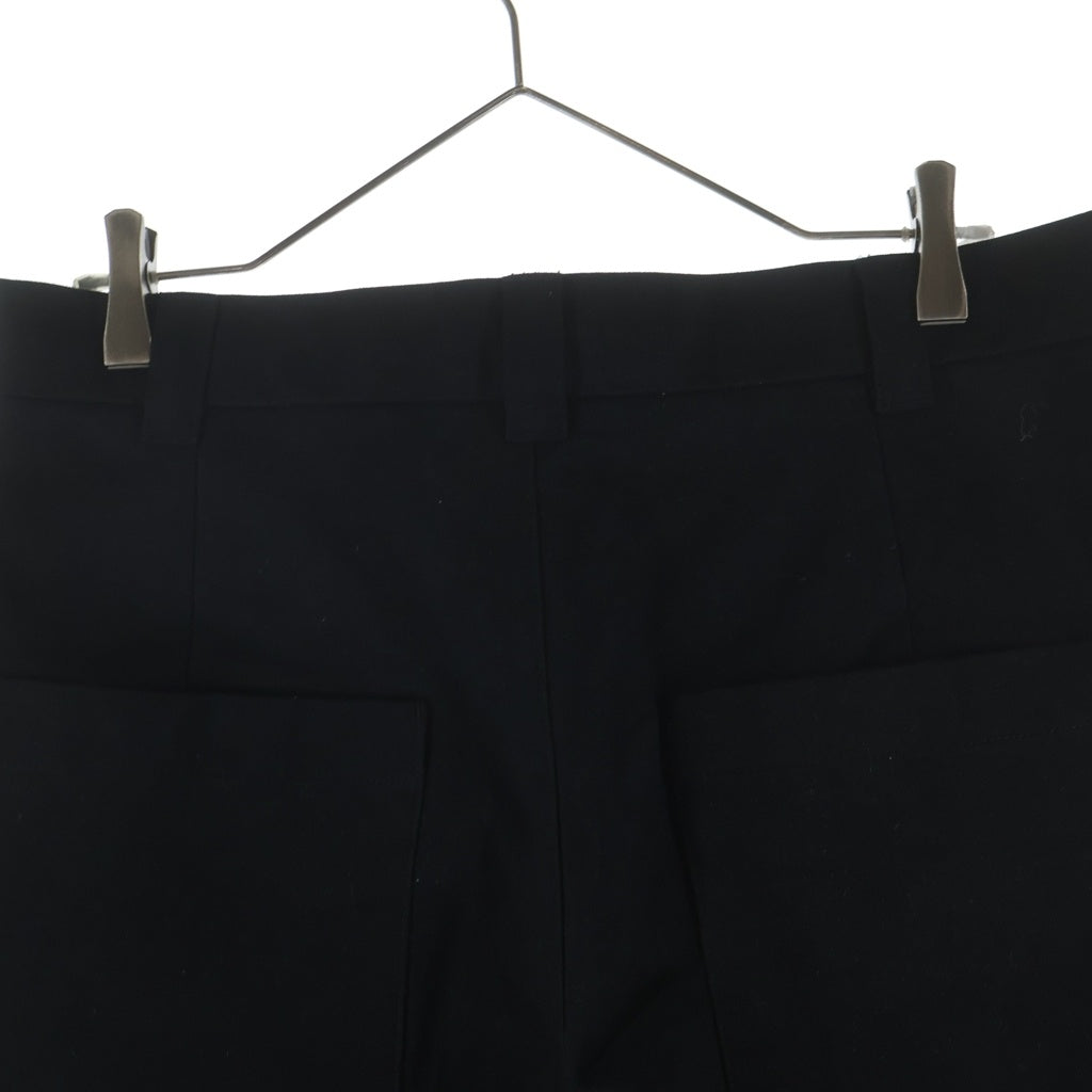 STUDIO NICHOLSON(スタジオニコルソン) SORTE PEACHED COTTON TWILL PANTS ソルテピーチド コットンツイルパンツ ブラック 51-10-799001