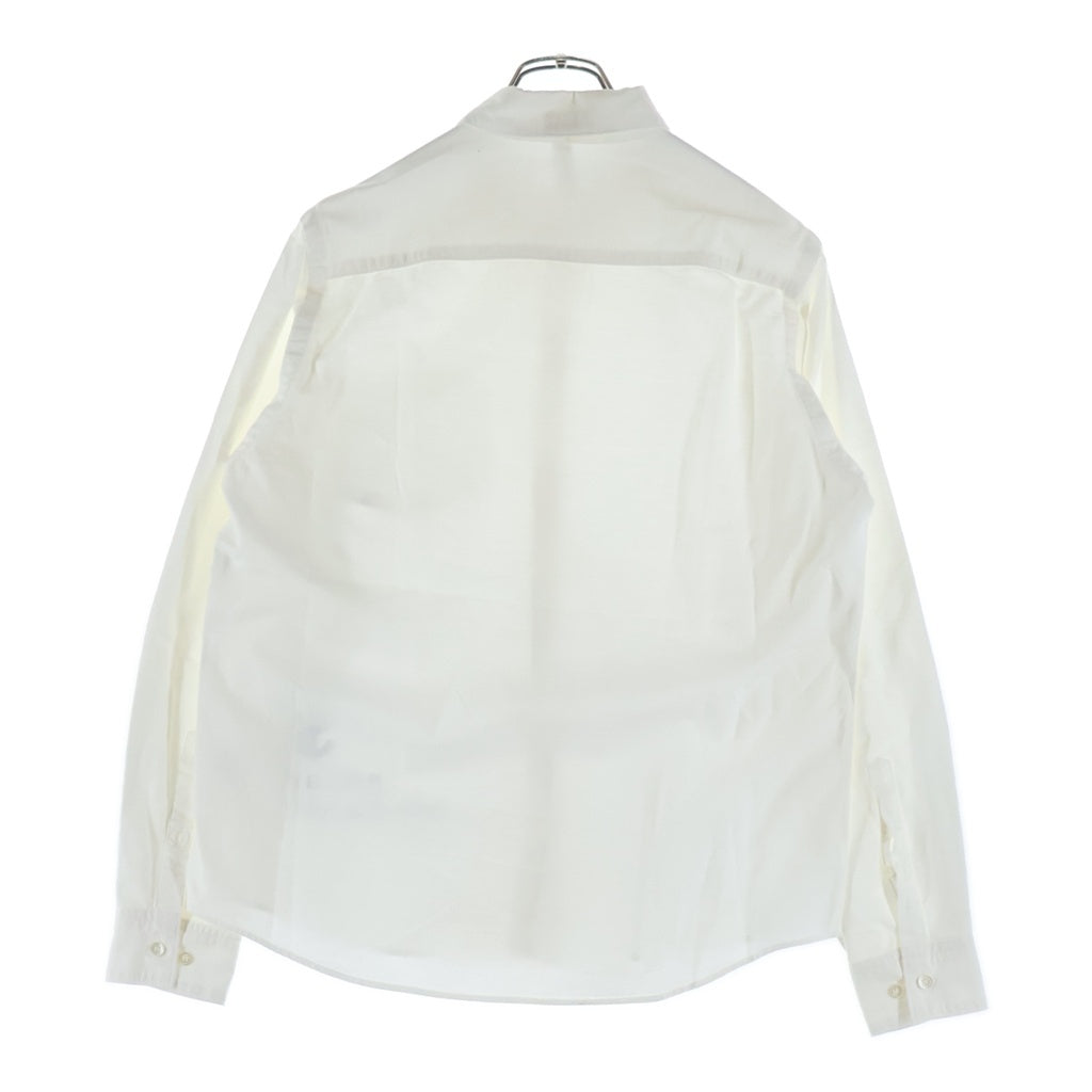 Sacai(サカイ) 17AW ×FRAGMENT DESIGN フラグメントデザイン コットン ロゴプリント 長袖シャツ ホワイト 16-01191M