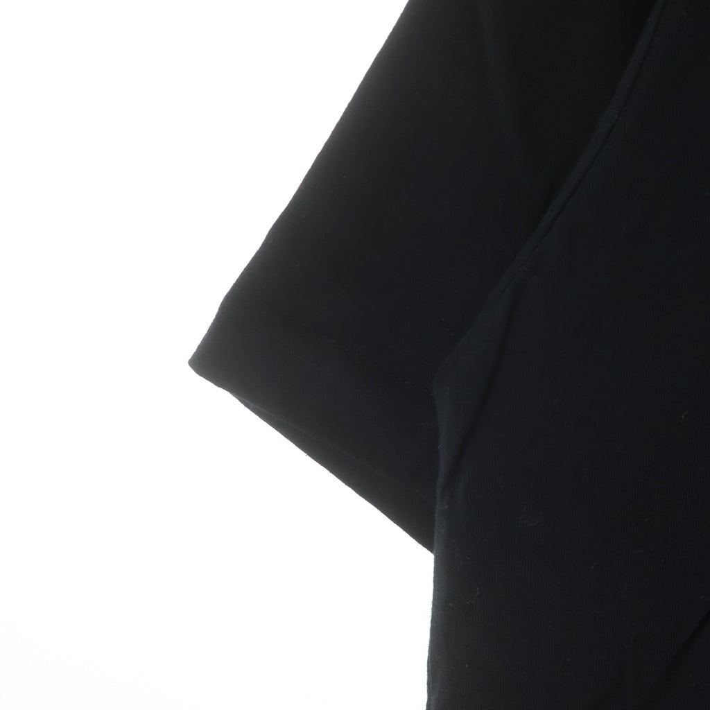FRAGMENT DESIGN(フラグメントデザイン) ×A-COLD-WALL アコールドウォール フロントプリント コットン クルーネック半袖Tシャツ カットソー ブラック