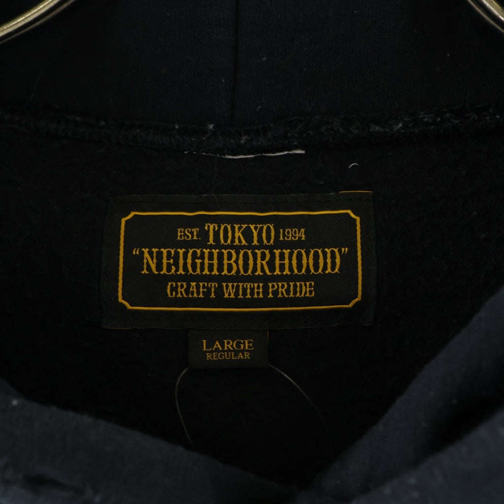 NEIGHBORHOOD(ネイバーフッド) 18AW ×FRAGMENT DESIGN SLUMBERS/CE-HOODED LS フラグメントデザイン スランバーズ プルオーバーフーディー パーカー ブラック 182LBFRN-CSM01S