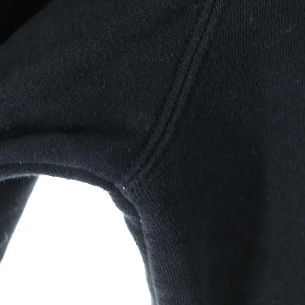 STUSSY(ステューシー) ×FRAGMENT DESIGN フラグメントデザイン フロントロゴプリント プルオーバーフーディー パーカー ブラック