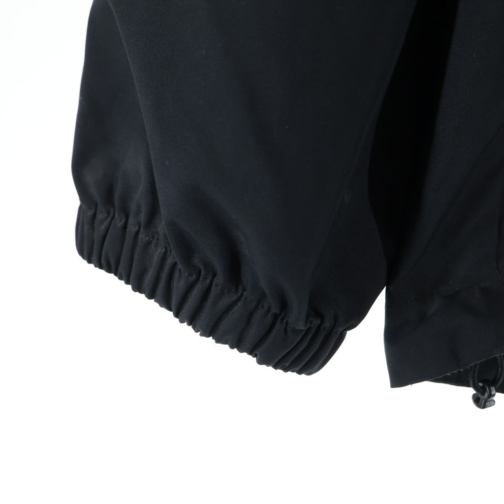 UNIFORM EXPERIMENT(ユニフォームエクスペリメント) 18SS PHILOSOPHY HOODED BLOUSON フィロソフィー フーデッドブルゾン ジップアップジャケット ブラック UE-180047