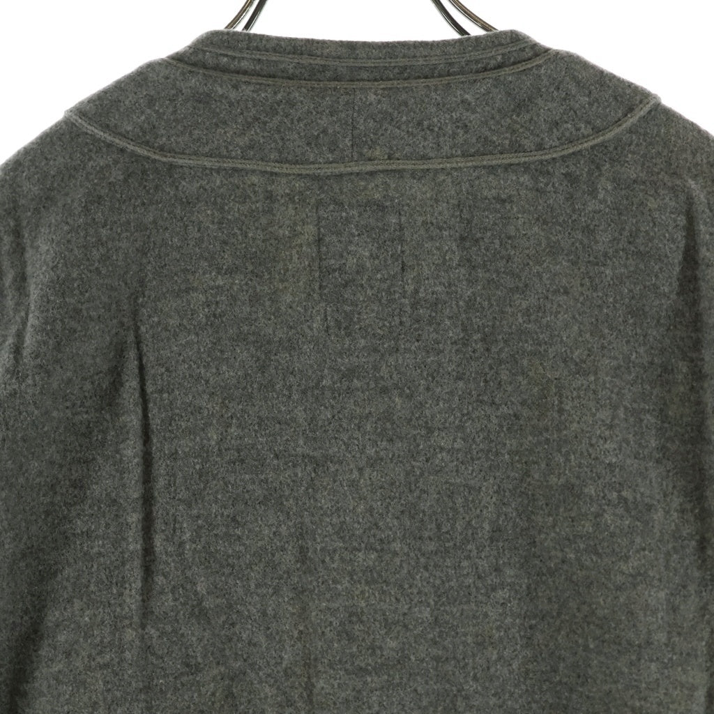 VISVIM(ヴィスヴィム) 17SS DUGOUT SHIRT L/S ダッグアウト ウール 長袖ベースボールシャツ グレー