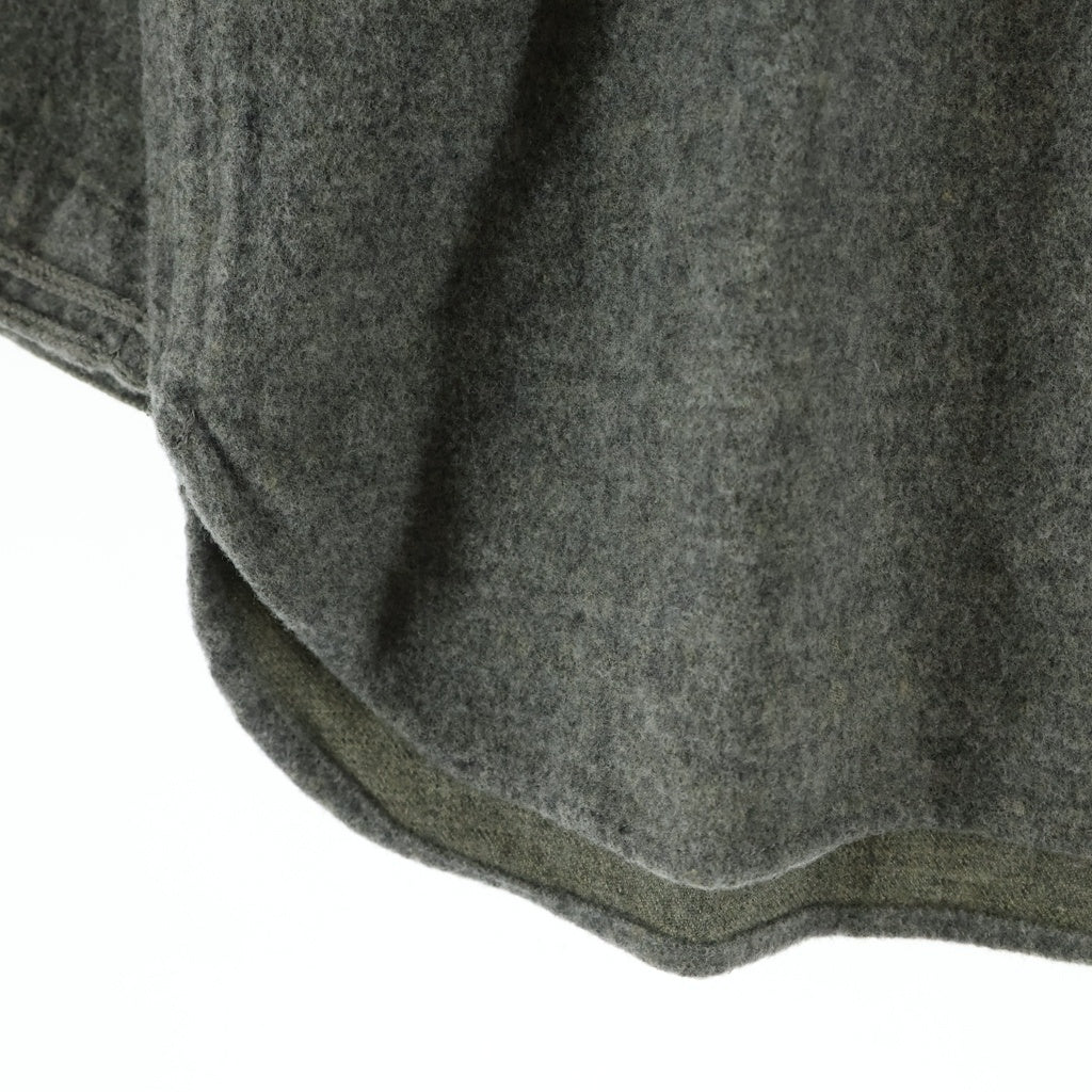 VISVIM(ヴィスヴィム) 17SS DUGOUT SHIRT L/S ダッグアウト ウール 長袖ベースボールシャツ グレー