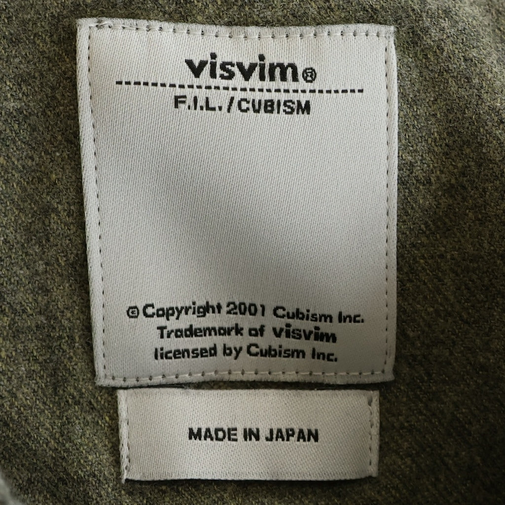 VISVIM(ヴィスヴィム) 17SS DUGOUT SHIRT L/S ダッグアウト ウール 長袖ベースボールシャツ グレー