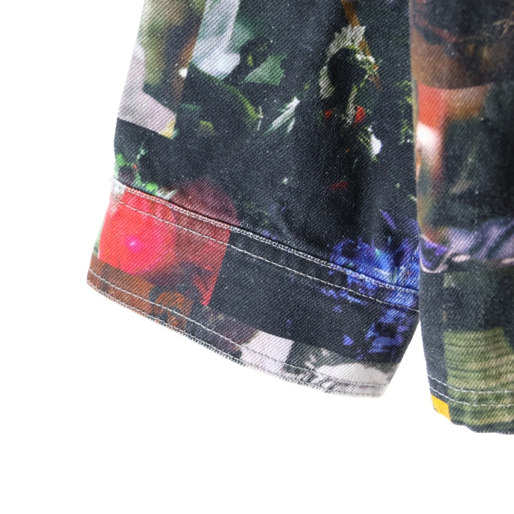 SUPREME(シュプリーム) 21AW Nas and DMX Collage Denim Chore Coat ナズアンドDMX 総柄 カレッジデニムチョアコート ジャケット マルチカラー