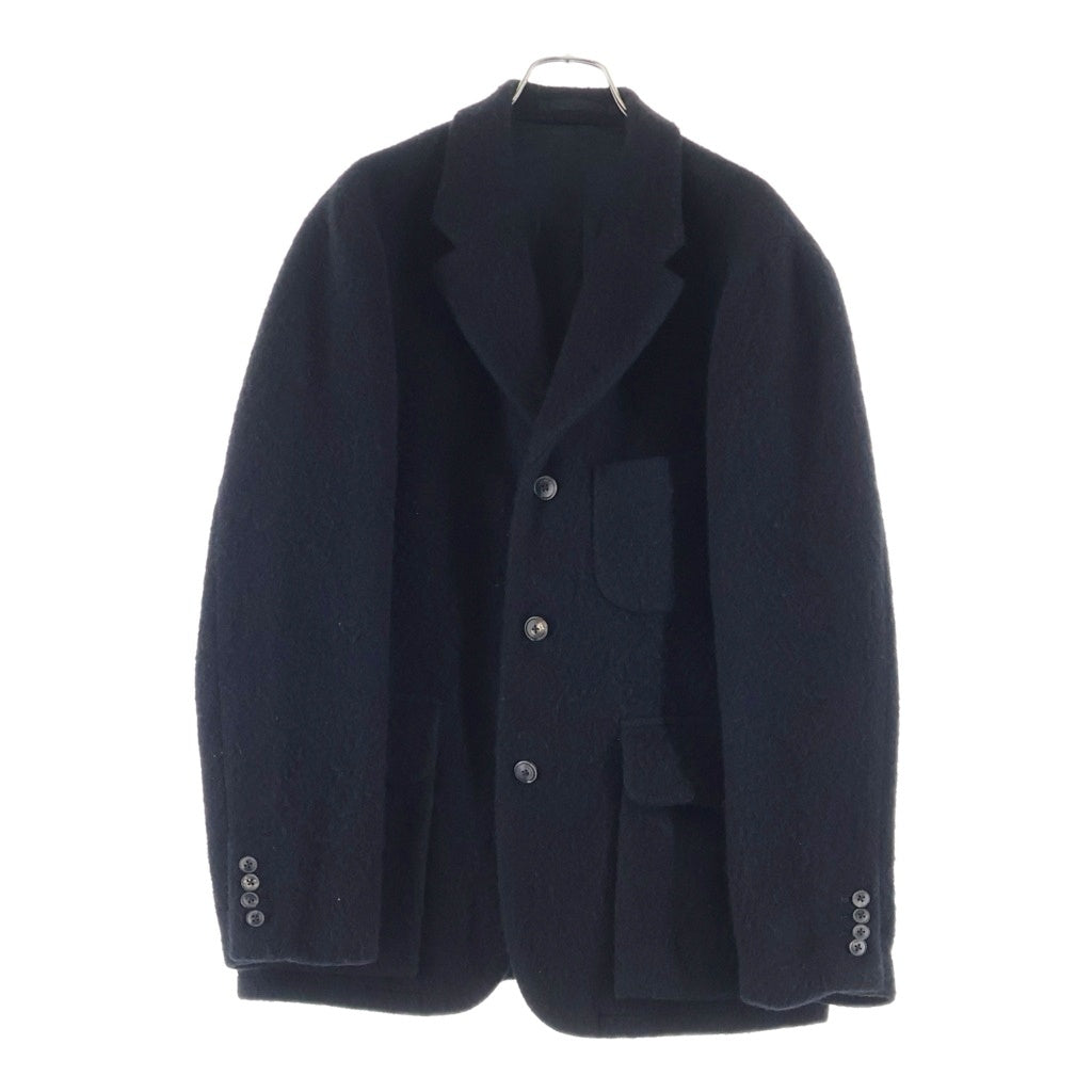 NIGEL CABOURN(ナイジェルケーボン) ウール 4B シングルテーラードジャケット ブラック