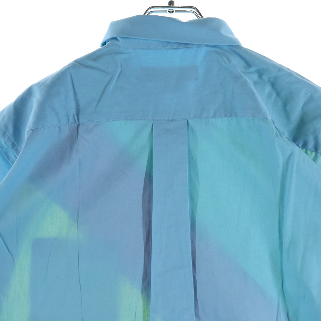 COMME des GARCONS HOMME DEUX(コムデギャルソン オムドゥ) 23SS AD2022 フロントダイアゴナルストライプ 半袖ボタンシャツ マルチカラー DK-B053