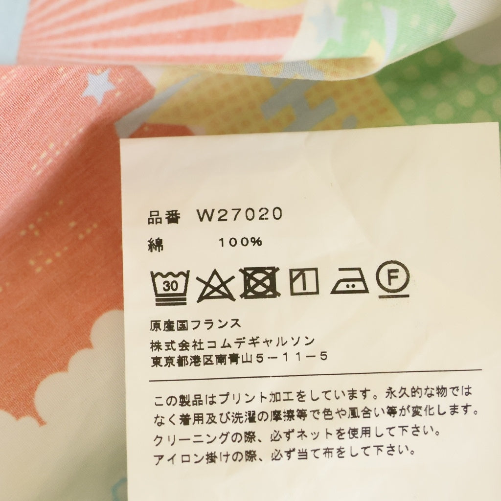 COMME des GARCONS SHIRT(コムデギャルソンシャツ) 19AW アメコミ 総柄 ロングスリーブ コットンシャツ マルチカラー W27020