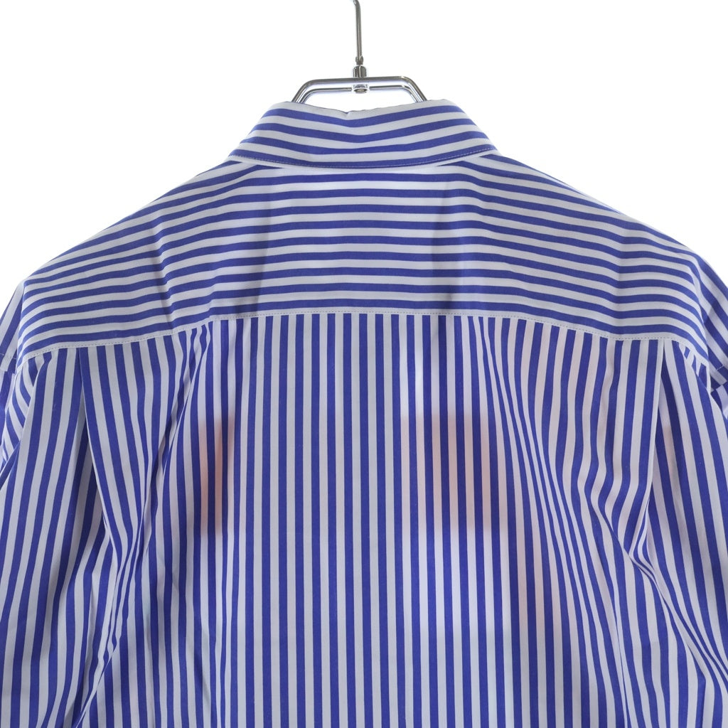 COMME des GARCONS SHIRT(コムデギャルソンシャツ) ストライプ ドッキングデザイン コットン 長袖シャツ マルチカラー FO-B002