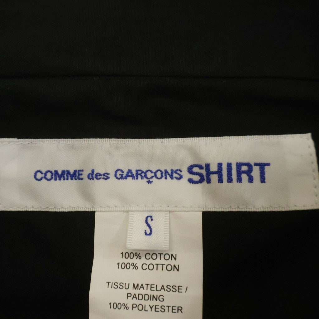 COMME des GARCONS SHIRT(コムデギャルソンシャツ) 20AW ×FUTURA フゥーチュラ 総柄 パッチワーク コットン 長袖シャツ ブラック W28035