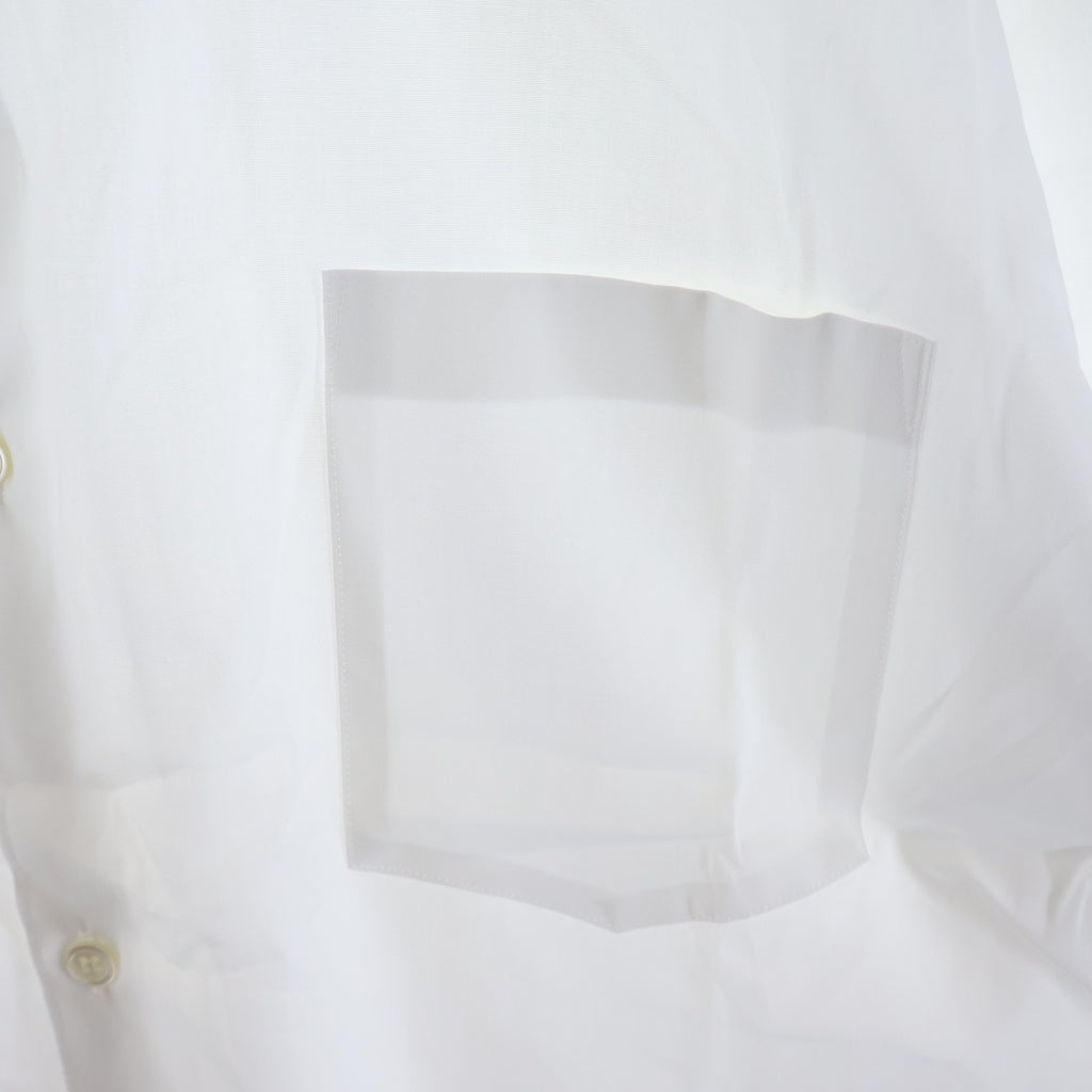 COMME des GARCONS COMME des GARCONS(コムデギャルソンコムデギャルソン) 24SS AD2023 長袖コットンボタンシャツ レディース ホワイト RM-B013