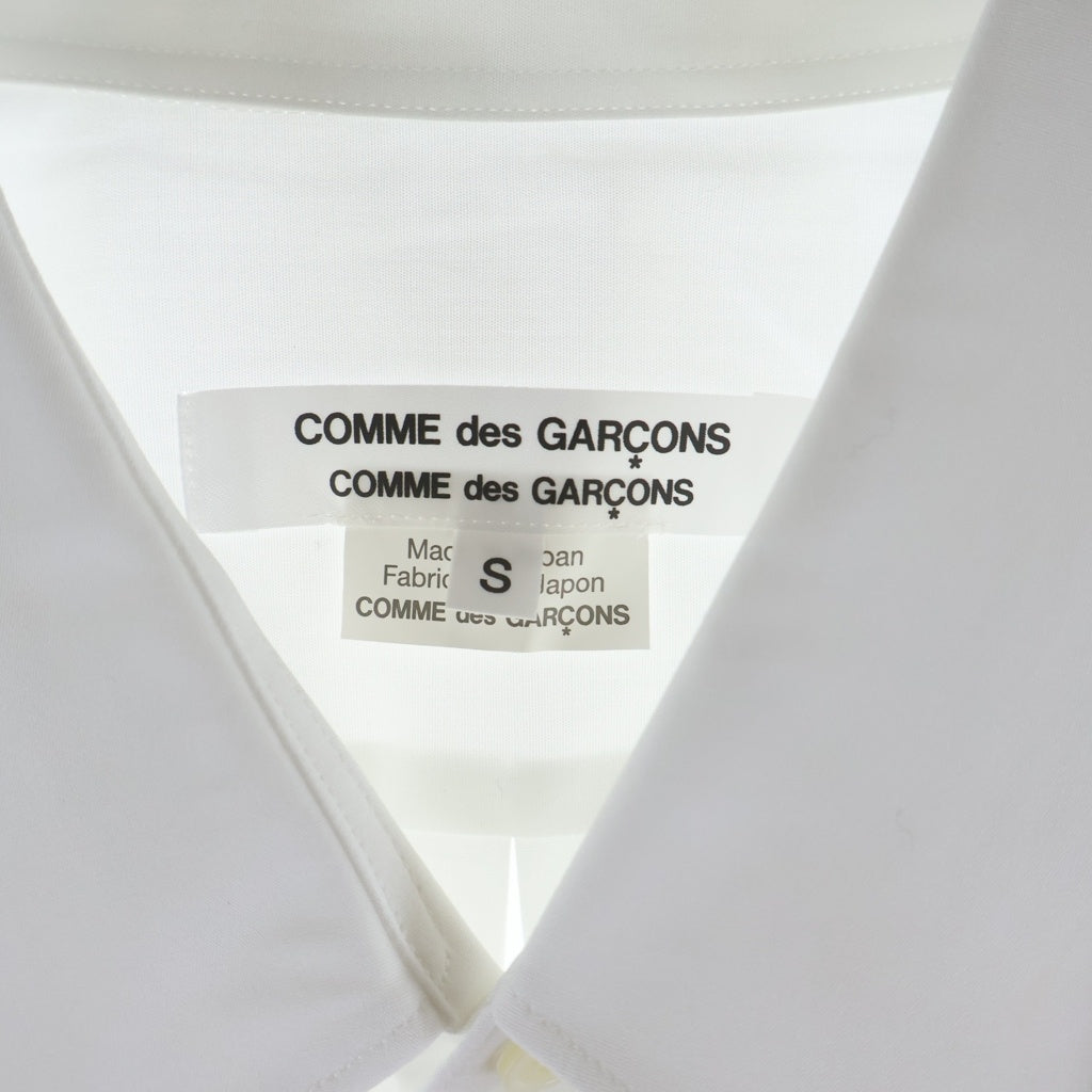 COMME des GARCONS COMME des GARCONS(コムデギャルソンコムデギャルソン) 24SS AD2023 長袖コットンボタンシャツ レディース ホワイト RM-B013