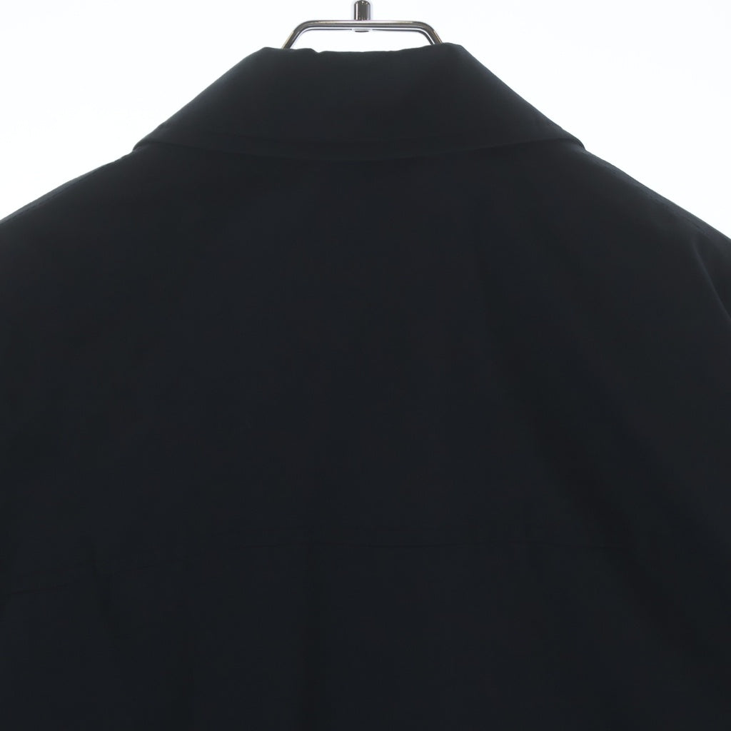 COMME des GARCONS HOMME(コムデギャルソンオム) 22AW AD2022 コットンナイロンウェザー 裏地カモ柄 ダブルジップアップブルゾン ブラック HJ-J010
