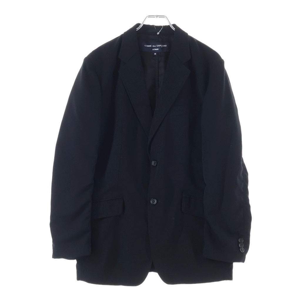 COMME des GARCONS HOMME(コムデギャルソンオム) 21AW AD2021 ウールギャバジン 2Bテーラードジャケット ブラック HH-J101