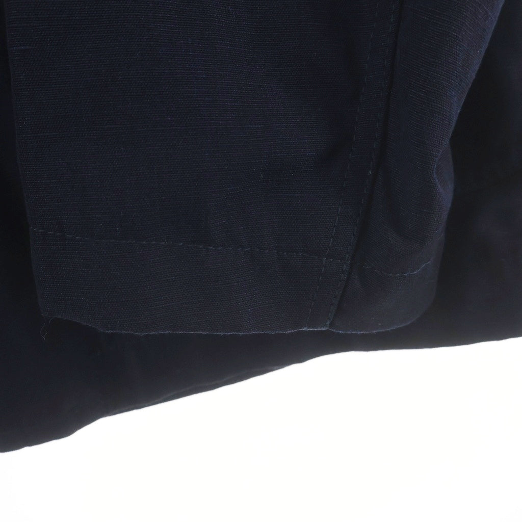 JUNYA WATANABE COMME des GARCONS(ジュンヤワタナベ コムデギャルソン) 22SS AD2021 ウールリネンポプリン 裏地花柄 4Bシャツジャケット ネイビー WI-J002