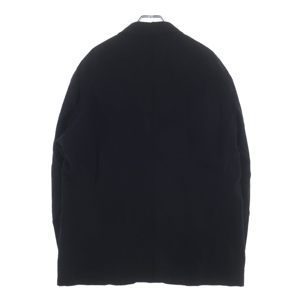 COMME des GARCONS HOMME(コムデギャルソンオム) 24SS AD2023 コットンリネン エルボーパッチ 2Bテーラードジャケット ブラック HM-J018