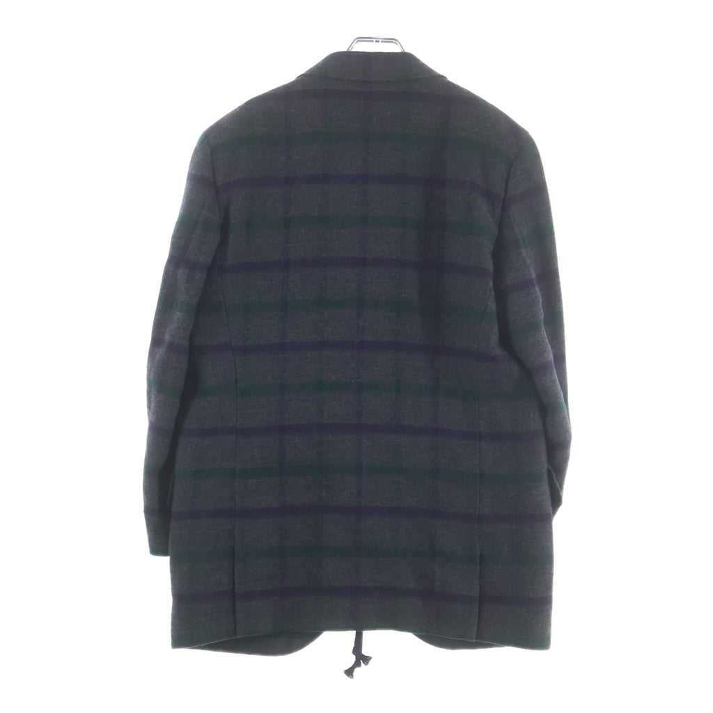 COMME des GARCONS HOMME DEUX(コムデギャルソン オムドゥ) 23AW AD2023 チェック柄 3Bウールテーラードジャケット グレー DL-J040