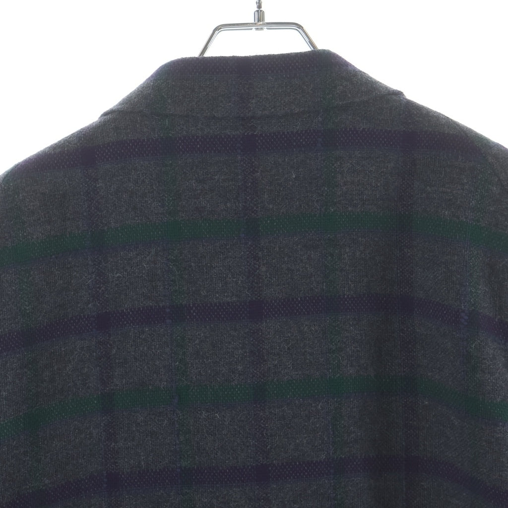 COMME des GARCONS HOMME DEUX(コムデギャルソン オムドゥ) 23AW AD2023 チェック柄 3Bウールテーラードジャケット グレー DL-J040