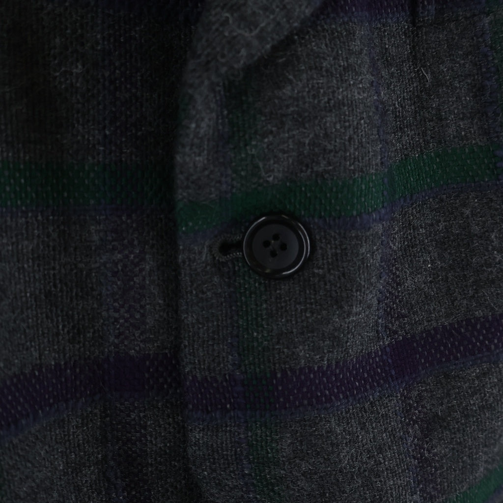 COMME des GARCONS HOMME DEUX(コムデギャルソン オムドゥ) 23AW AD2023 チェック柄 3Bウールテーラードジャケット グレー DL-J040