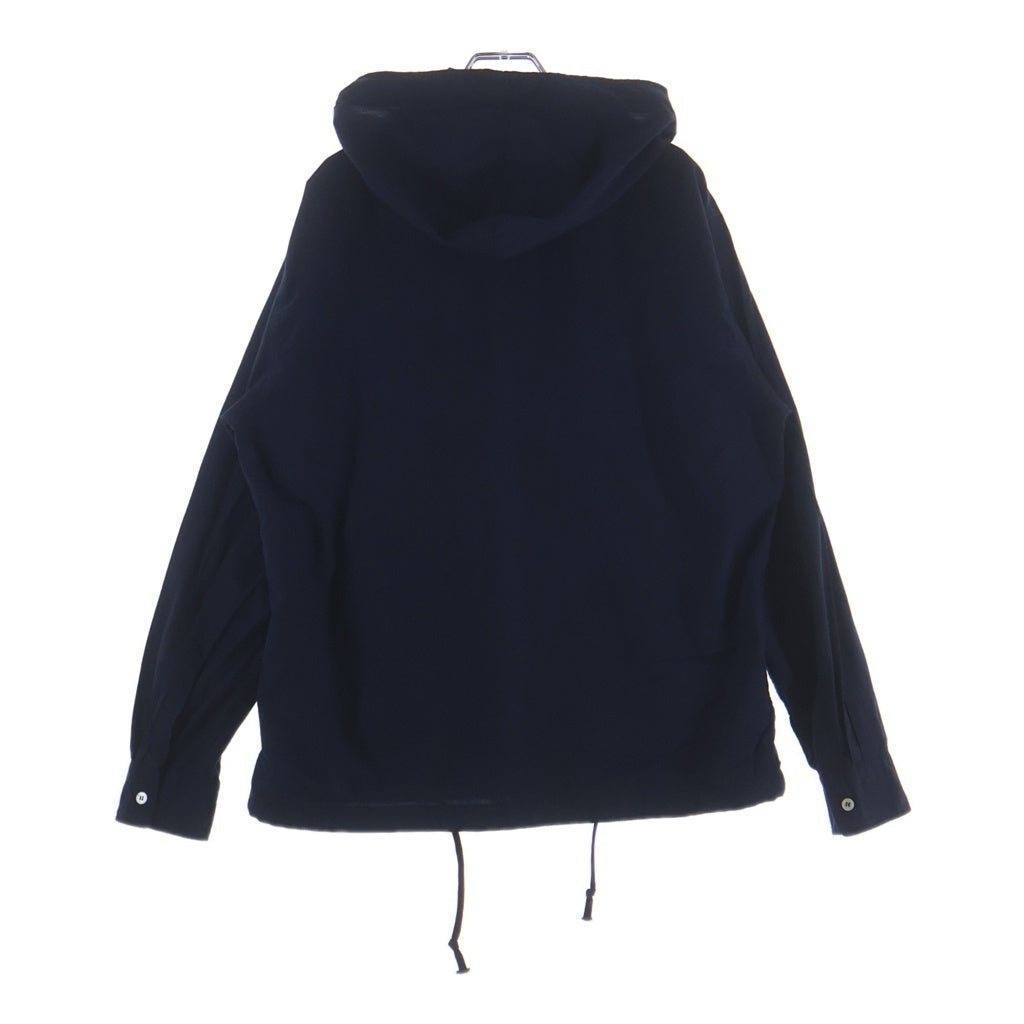COMME des GARCONS HOMME DEUX(コムデギャルソン オムドゥ) 22SS AD2021 POST-DYED HOODED ZIP-UP JACKET 後染め フーデッドジップアップジャケット ネイビー DI-B030