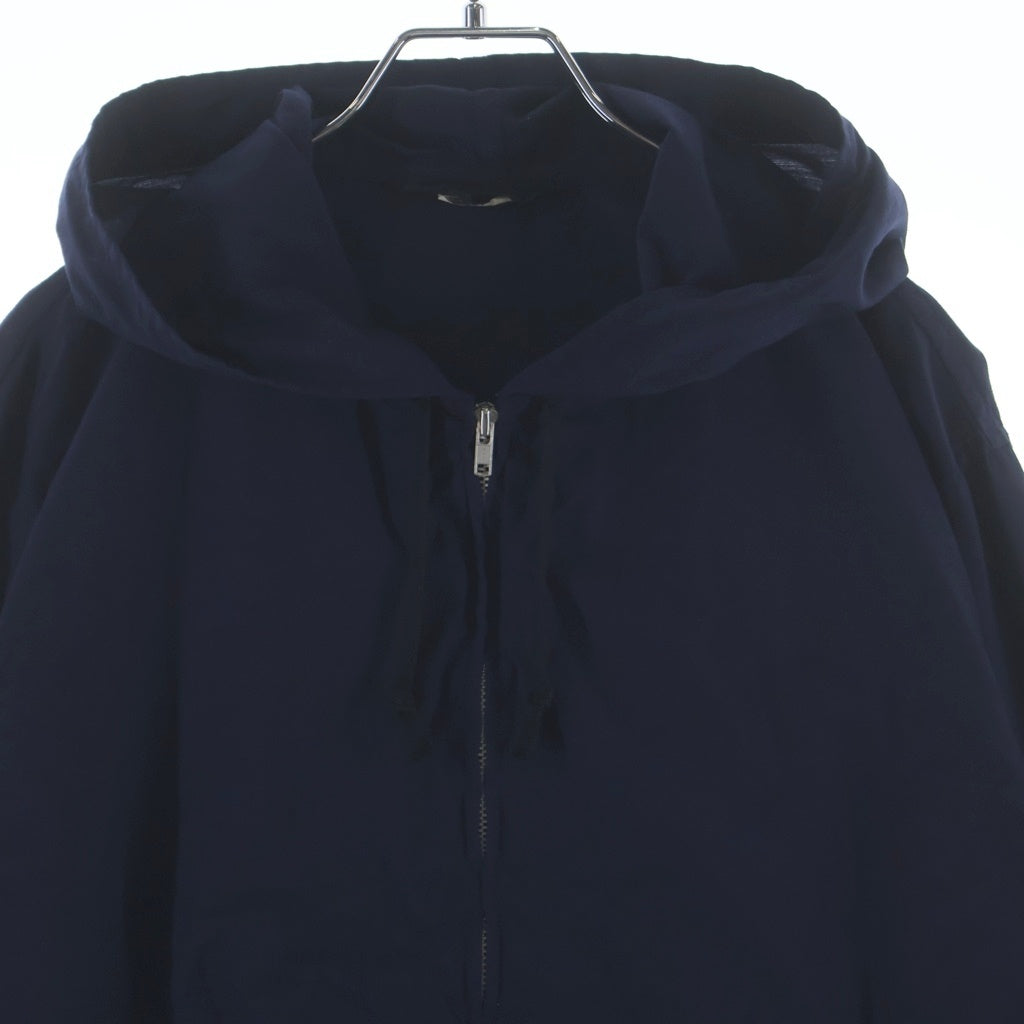 COMME des GARCONS HOMME DEUX(コムデギャルソン オムドゥ) 22SS AD2021 POST-DYED HOODED ZIP-UP JACKET 後染め フーデッドジップアップジャケット ネイビー DI-B030