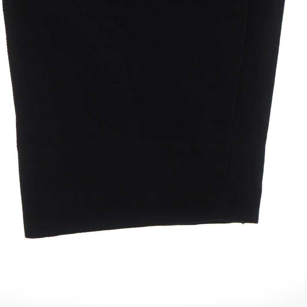 COMME des GARCONS HOMME(コムデギャルソンオム) 23AW AD2023 コットンウール 1タック スラックスパンツ ブラック HL-P016