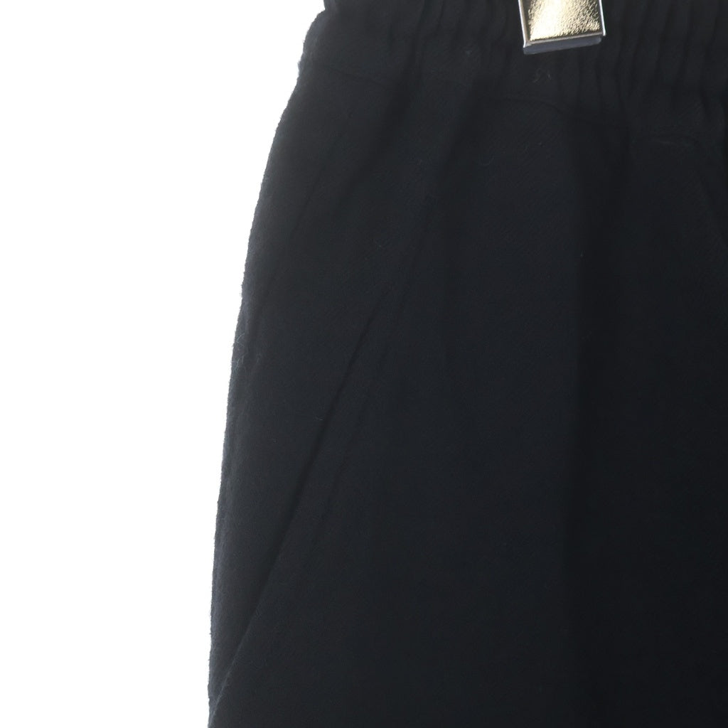 COMME des GARCONS HOMME(コムデギャルソンオム) 24AW AD2024 ウール縮絨サージパンツ イージーパンツ ブラック HN-P019