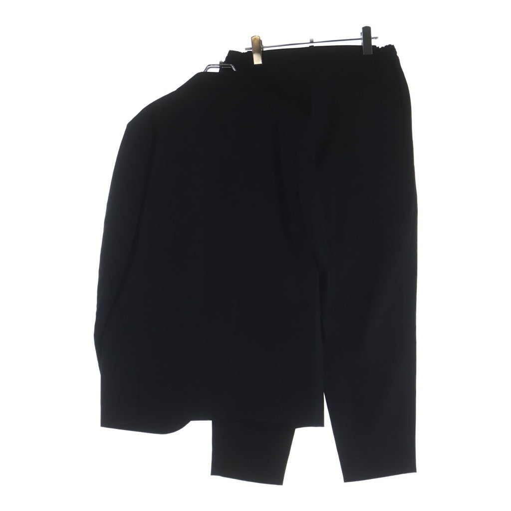 COMME des GARCONS HOMME DEUX(コムデギャルソン オムドゥ) AD2023 ウールセットアップスーツ 3Bテーラードジャケット ノータックイージースラックスパンツ ブラック DL-J025/DL-P028
