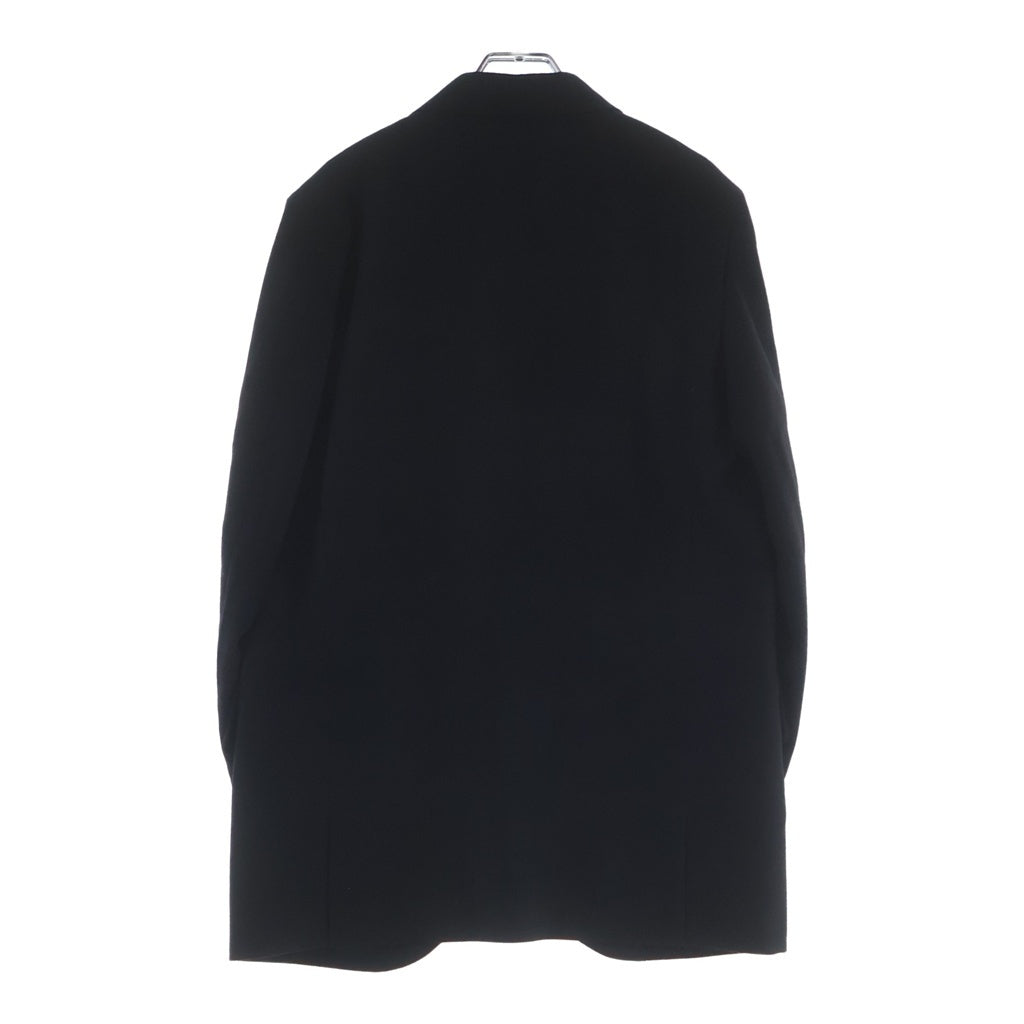 COMME des GARCONS HOMME DEUX(コムデギャルソン オムドゥ) AD2023 ウールセットアップスーツ 3Bテーラードジャケット ノータックイージースラックスパンツ ブラック DL-J025/DL-P028