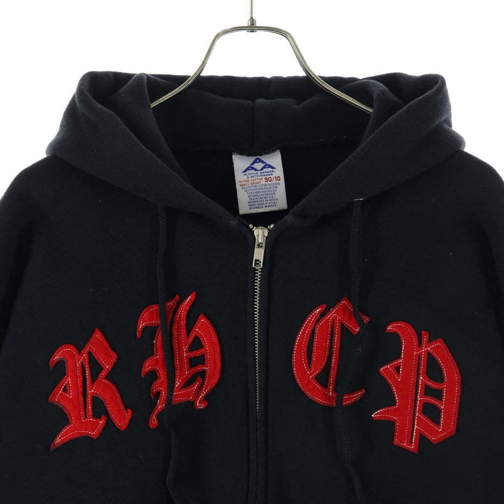 VINTAGE(ヴィンテージ) 00S VINTAGE RED HOT CHILI PEPPERS ZIP UP HOODIE ALSTYLE ヴィンテージ レッドホットチリペッパーズ フロントワッペン刺繍 ジップアップスウェットパーカー