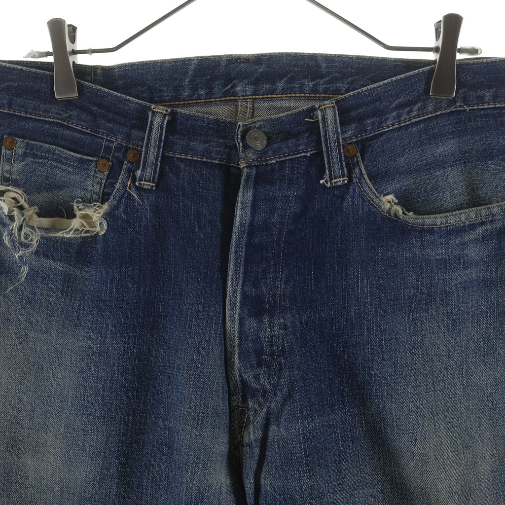 FULLCOUNT(フルカウント) 0105 WIDE DENIM ボタンフライ ワイドデニムパンツ インディゴ