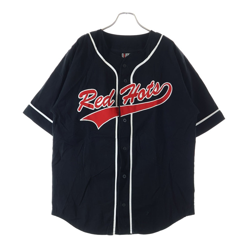 VINTAGE(ヴィンテージ) 90S VINTAGE RED HOT CHILI PEPPERS BASEBALL SHIRT GIANT ヴィンテージ レッドホットチリペッパーズ 両面刺繍 半袖ベースボールシャツ ブラック