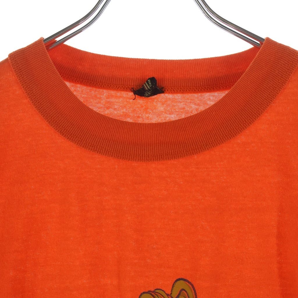 VINTAGE(ヴィンテージ) 80S VINTAGE FAST ALF S/S TEE ヴィンテージ アルフ フロントプリントTシャツ 半袖クルーネックカットソー オレンジ