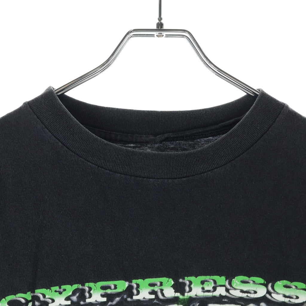 VINTAGE(ヴィンテージ) 90S VINTAGE CYPRESS HILL SKELTON TEE 1997 ヴィンテージ サイプレス・ヒル フロントスカルTシャツ 半袖クルーネックカットソー ブラック