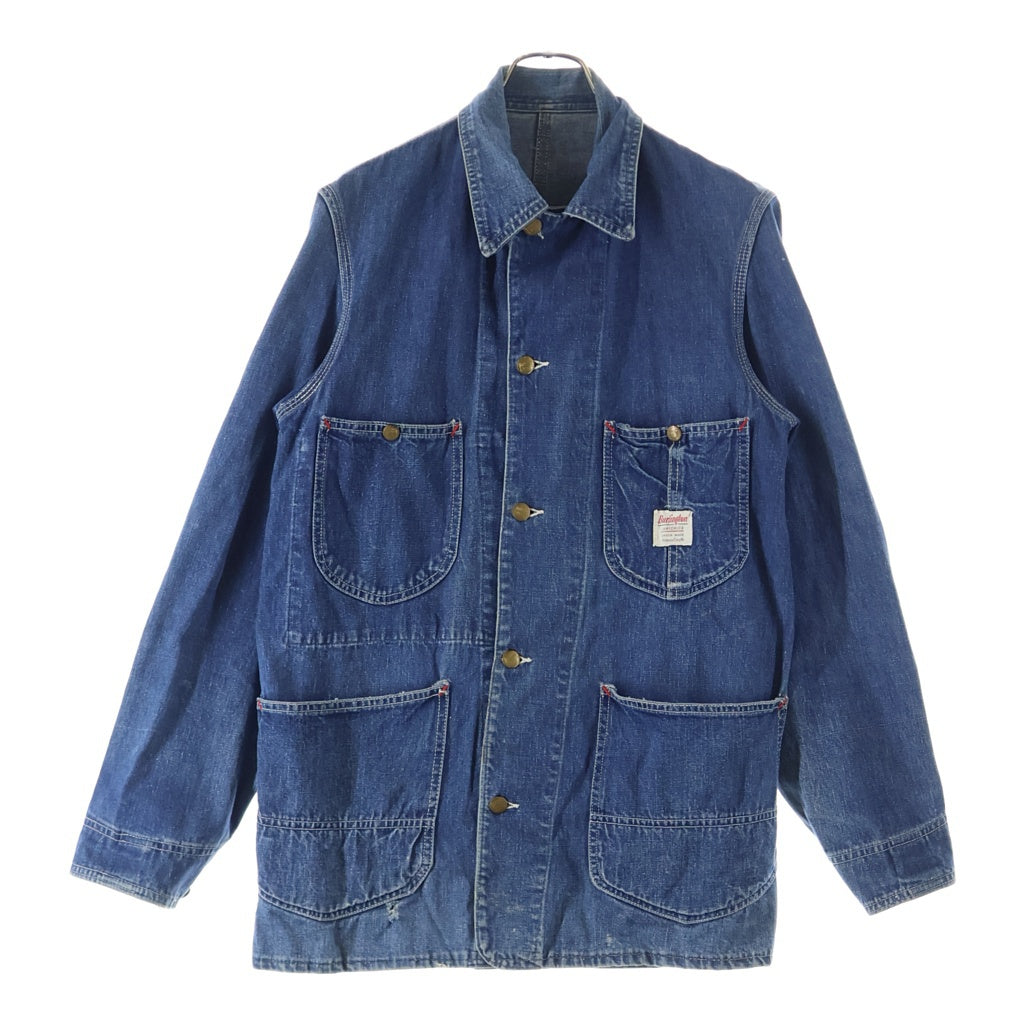 VINTAGE(ヴィンテージ) 40-50S VINTAGE BURLINGTON DENIM COVERALL ヴィンテージ バーリントン デニムカバーオール インディゴ