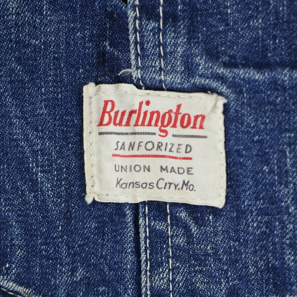 VINTAGE(ヴィンテージ) 40-50S VINTAGE BURLINGTON DENIM COVERALL ヴィンテージ バーリントン デニムカバーオール インディゴ