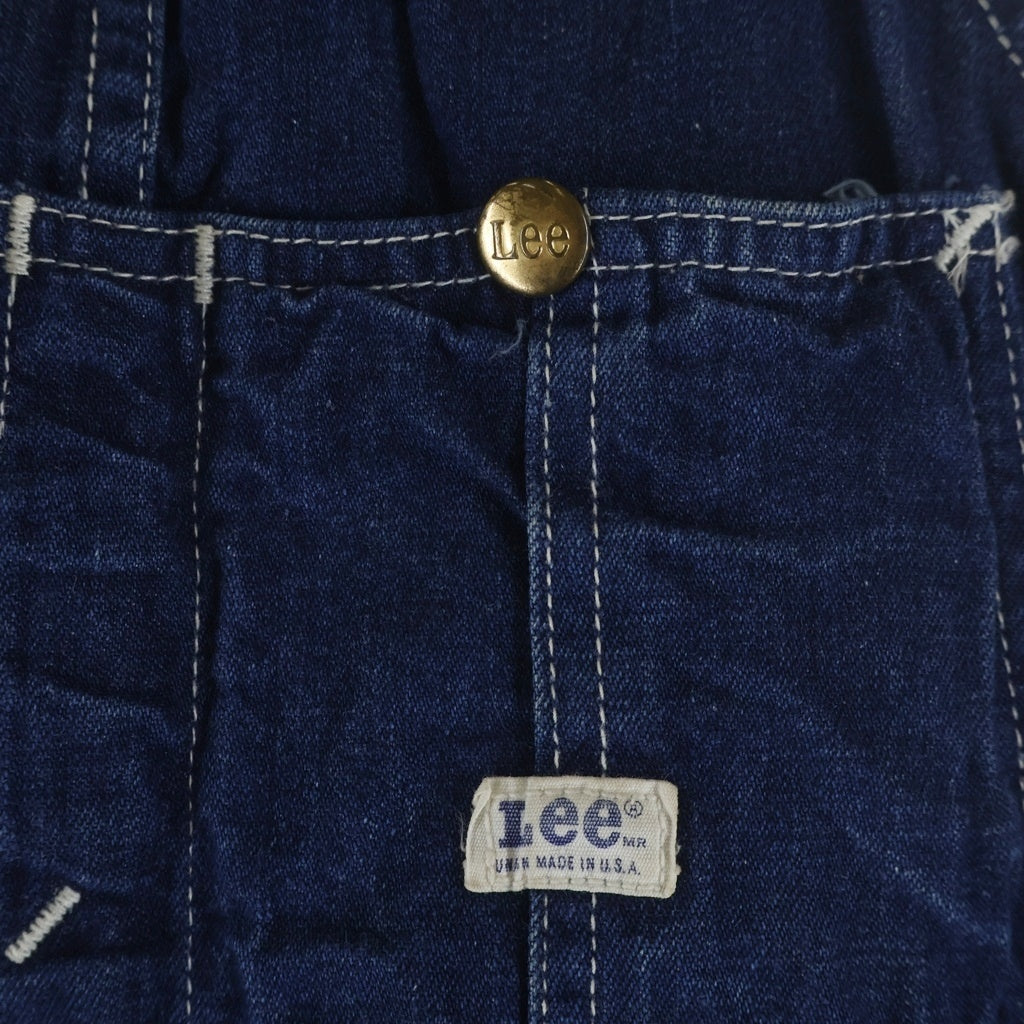 LEE(リー) 70S VINTAGE 91-SB JELTDENIM OVERALL ヴィンテージ ジェルトデニム ユニオンチケット付 デニムオーバーオール インディゴ