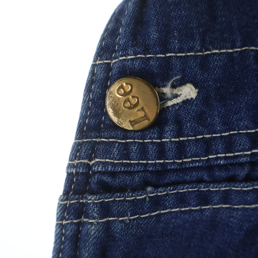 LEE(リー) 70S VINTAGE 91-SB JELTDENIM OVERALL ヴィンテージ ジェルトデニム ユニオンチケット付 デニムオーバーオール インディゴ