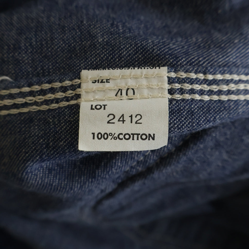 LEE(リー) 91-J JELT DENIM 復刻 ジェルトデニム ユニオンチケット付 カバーオール インディゴ 2412