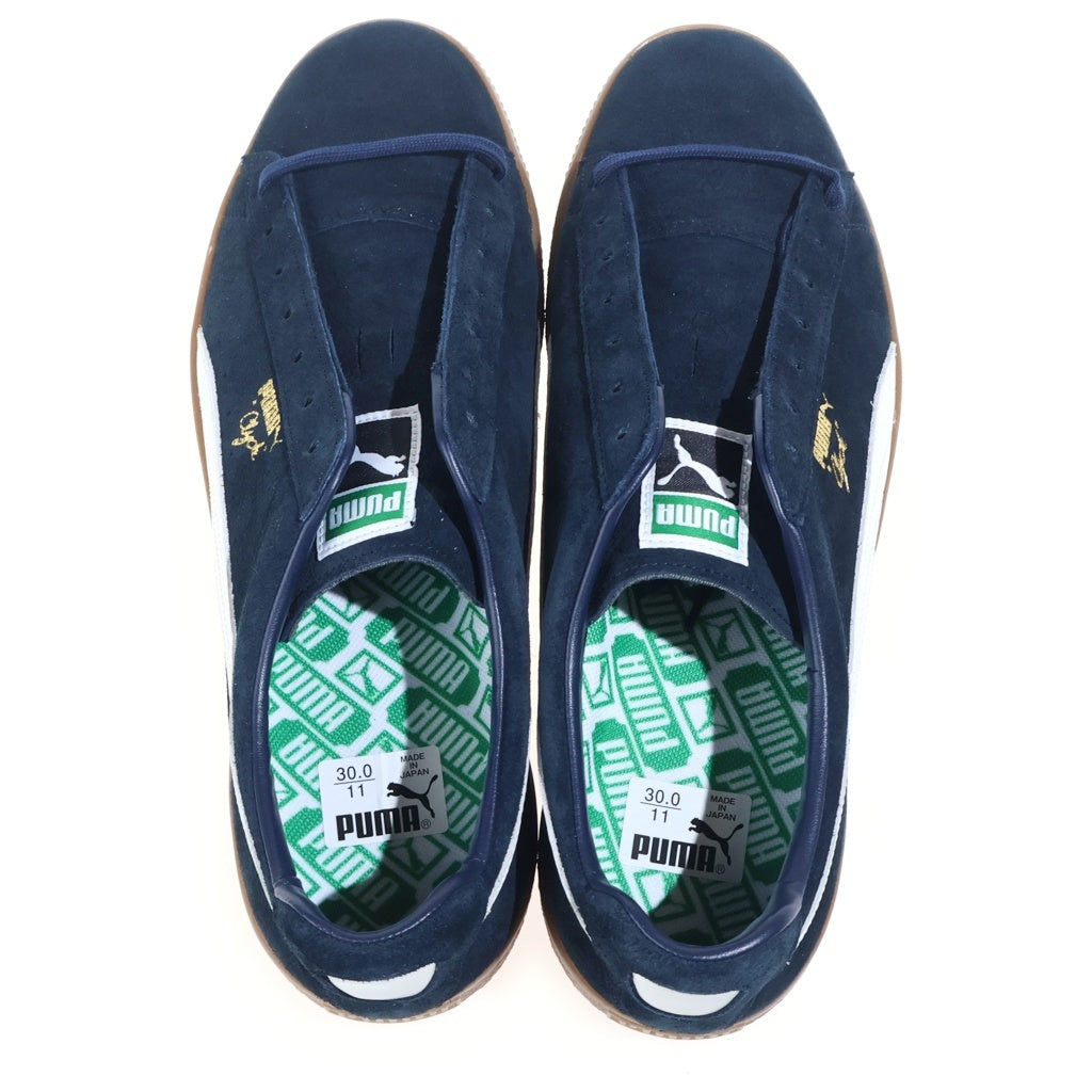 PUMA(プーマ) ×BILLYS CLYDE MIJ ビリーズ クライド レザー ローカットスニーカー ネイビー US12/30cm 395759-01