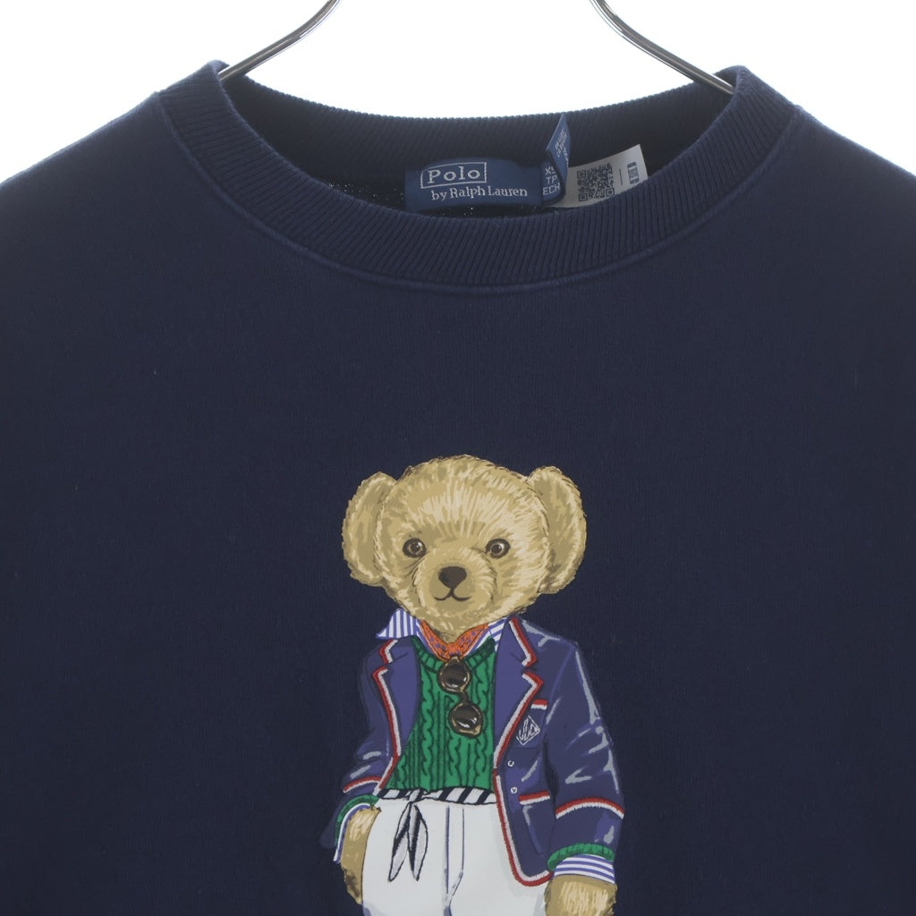 POLO RALPH LAUREN(ポロラルフローレン) POLO BEAR ポロベアー クルーネックスウェットシャツ トレーナー レディース ネイビー
