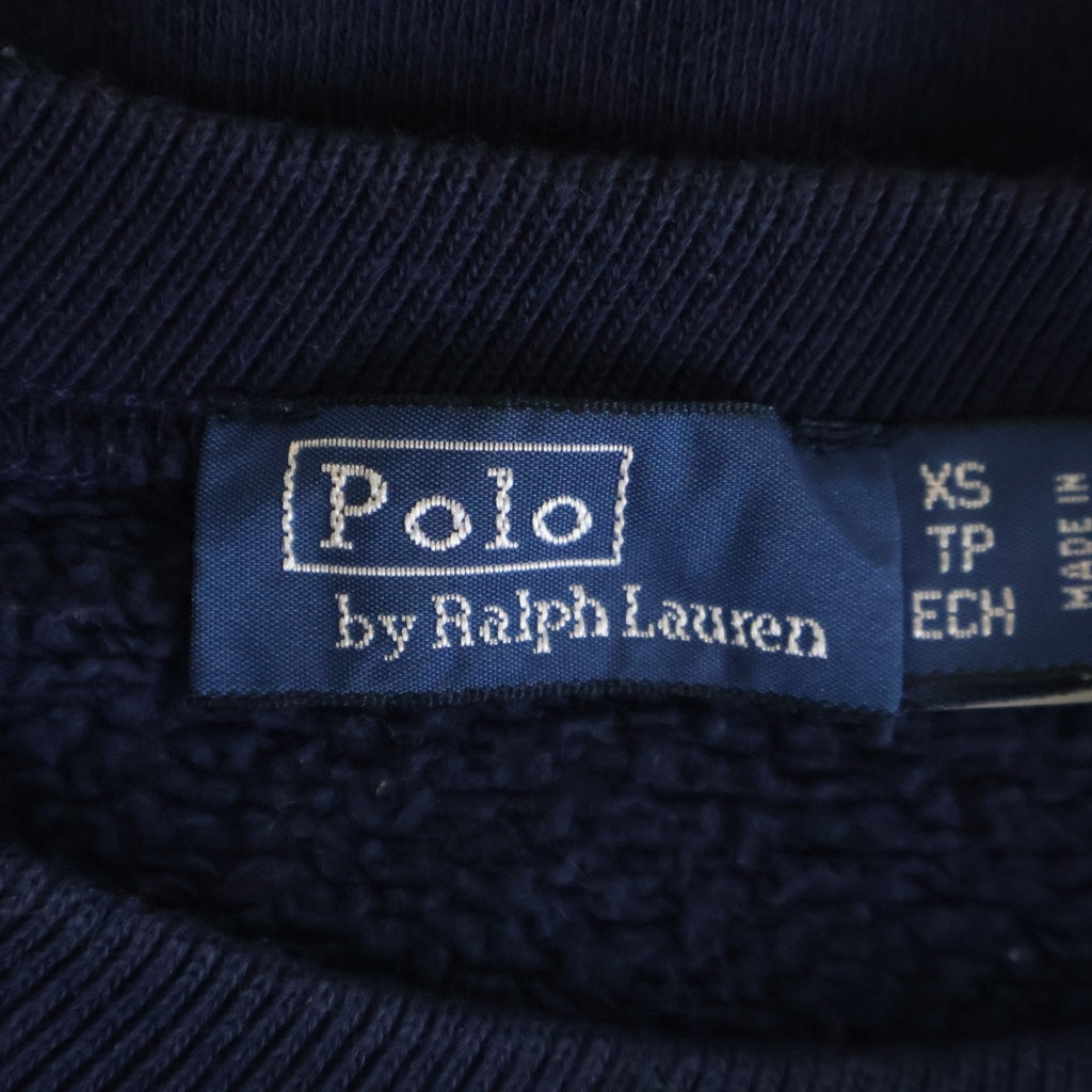POLO RALPH LAUREN(ポロラルフローレン) POLO BEAR ポロベアー クルーネックスウェットシャツ トレーナー レディース ネイビー