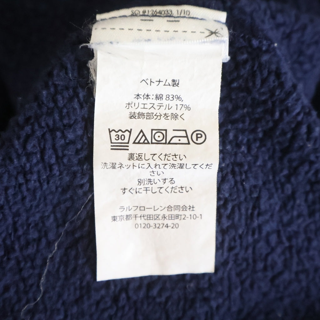 POLO RALPH LAUREN(ポロラルフローレン) POLO BEAR ポロベアー クルーネックスウェットシャツ トレーナー レディース ネイビー